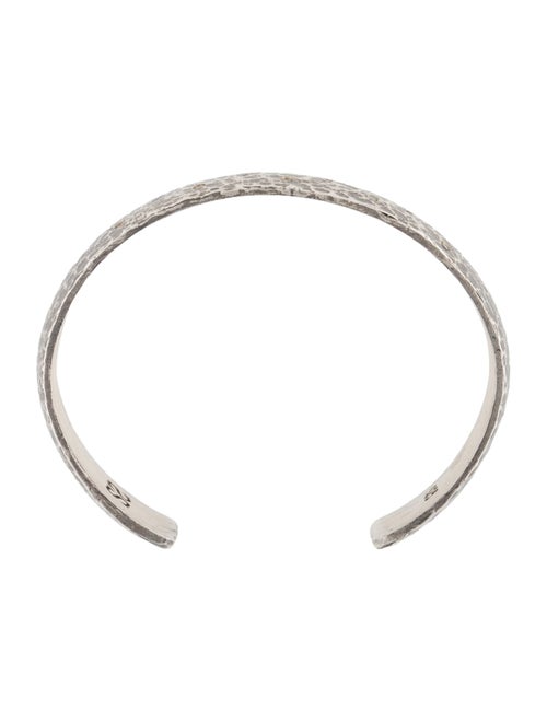 Suneera Diamond Hammered Cuff Bracelet