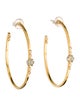 Suneera 18K Diamond Sophia Hoop Earrings