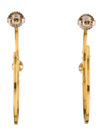 Suneera 18K Diamond Sophia Hoop Earrings