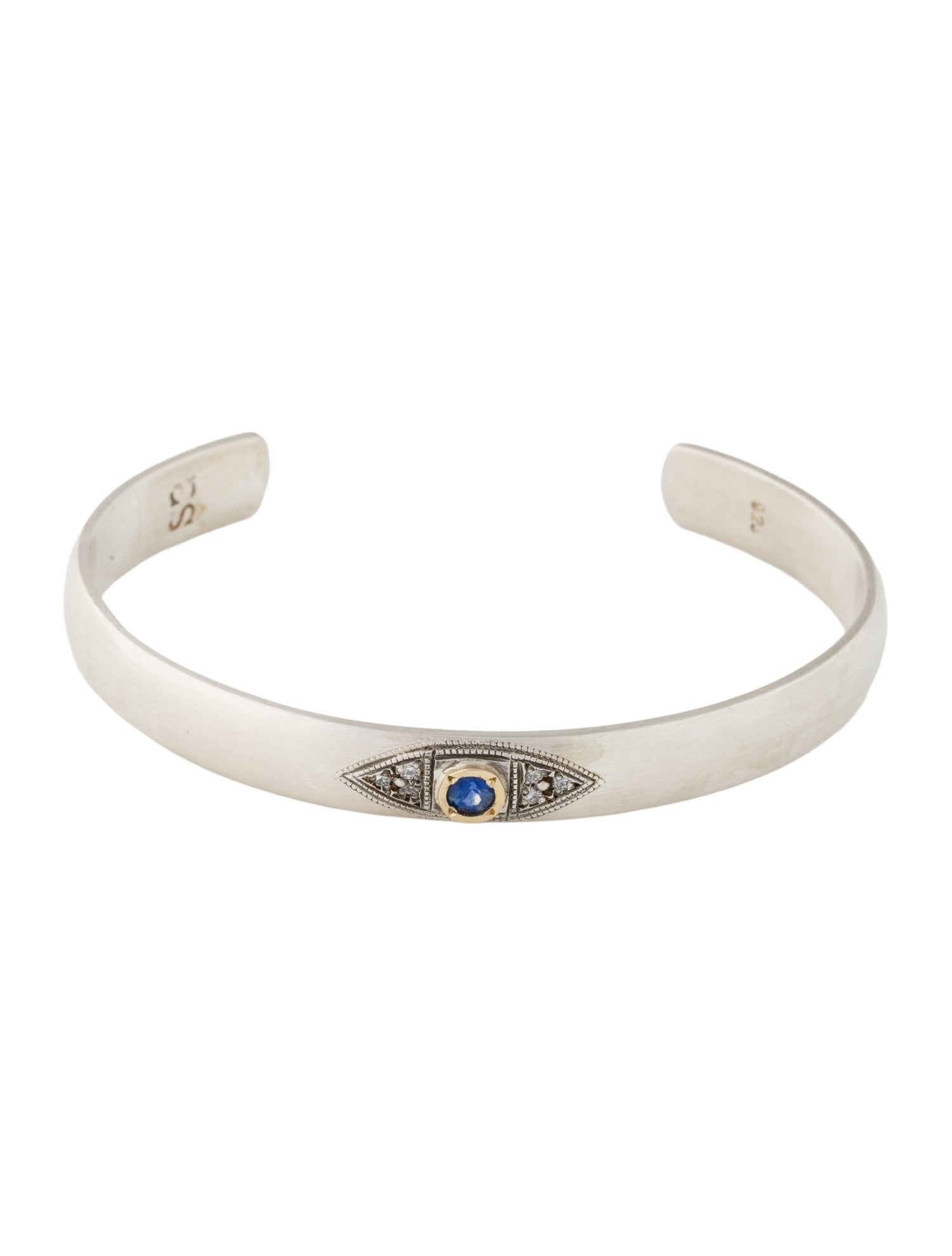 Suneera Sapphire & Diamond Cuff Bracelet