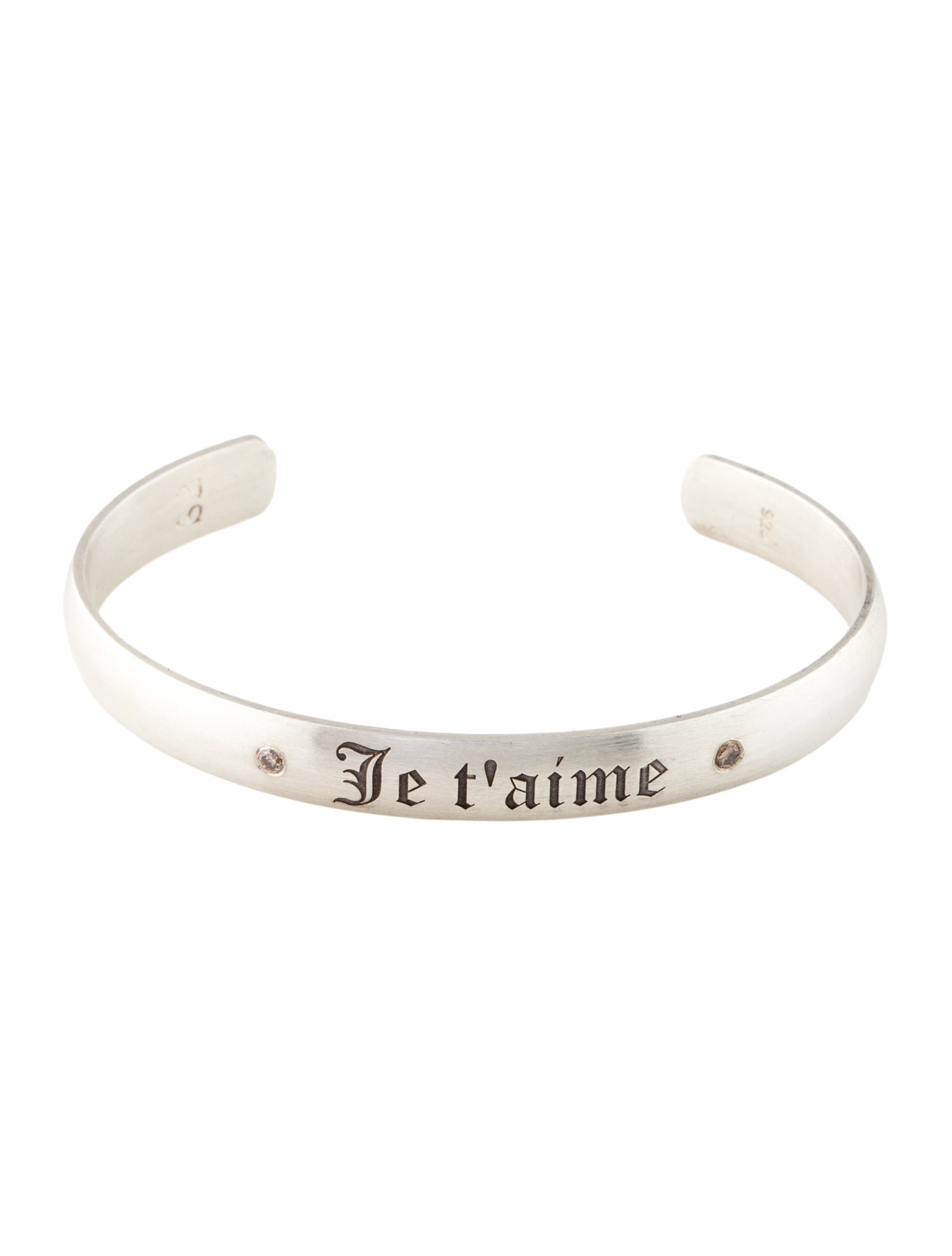 Suneera Diamond 'Je t'aime' Cuff Bracelet