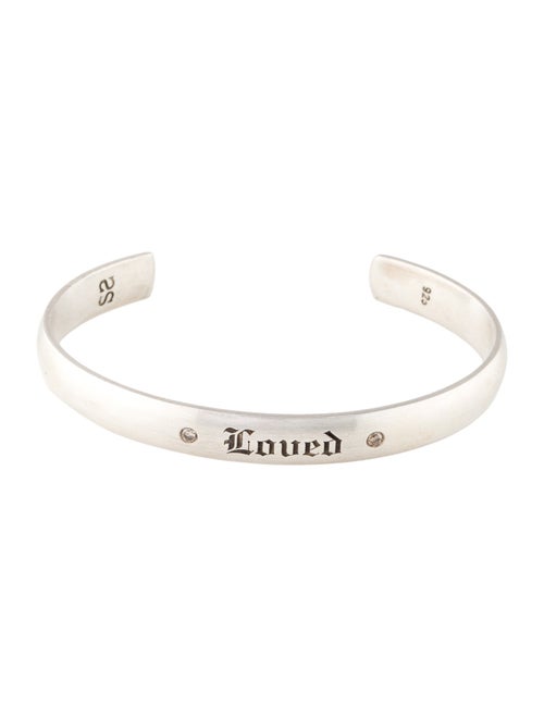 Suneera Diamond 'Loved' Cuff Bracelet