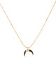 Suneera 14K Diamond Moon Pendant Necklace