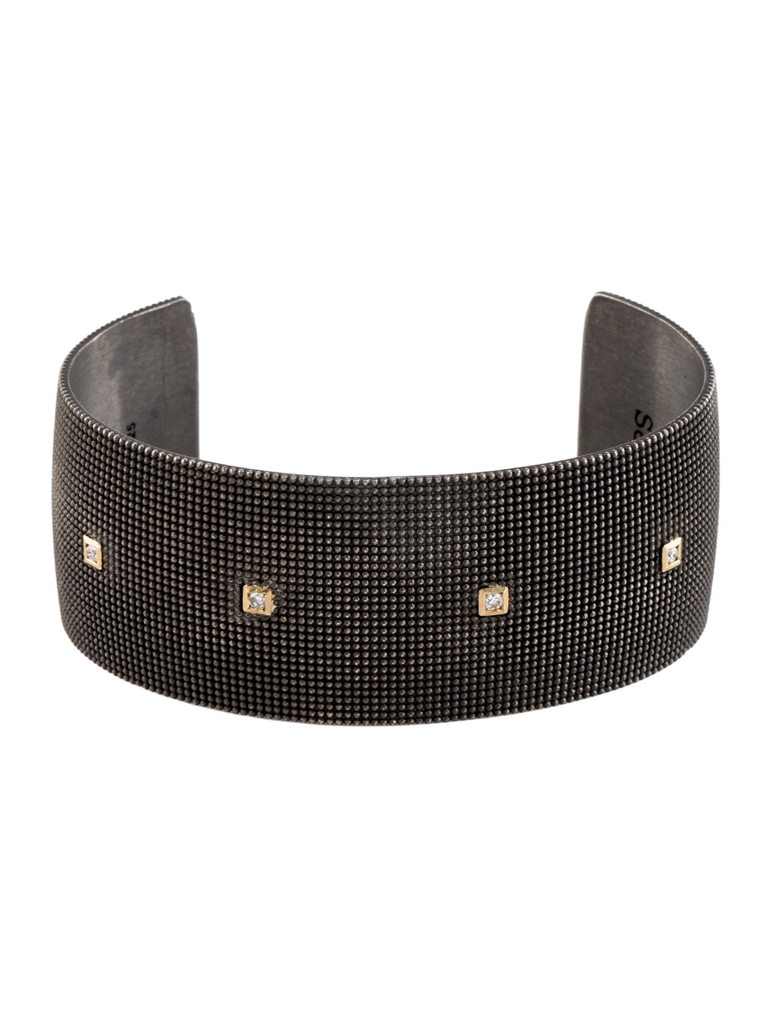 Suneera Diamond Textured Cuff