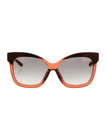 Suno x Linda Farrow Oversize Cat-Eye Sunglasses