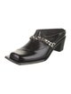 Sunni Sunni Leather Chain-Link Accents Loafers