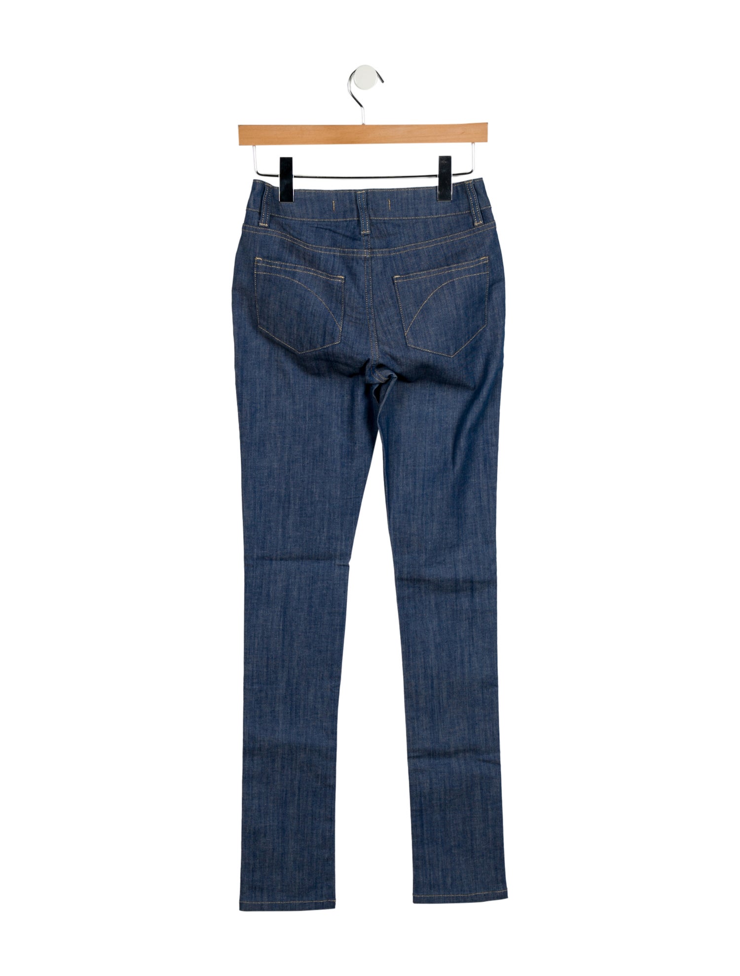 Superfine Mid-Rise Skinny Leg Jeans