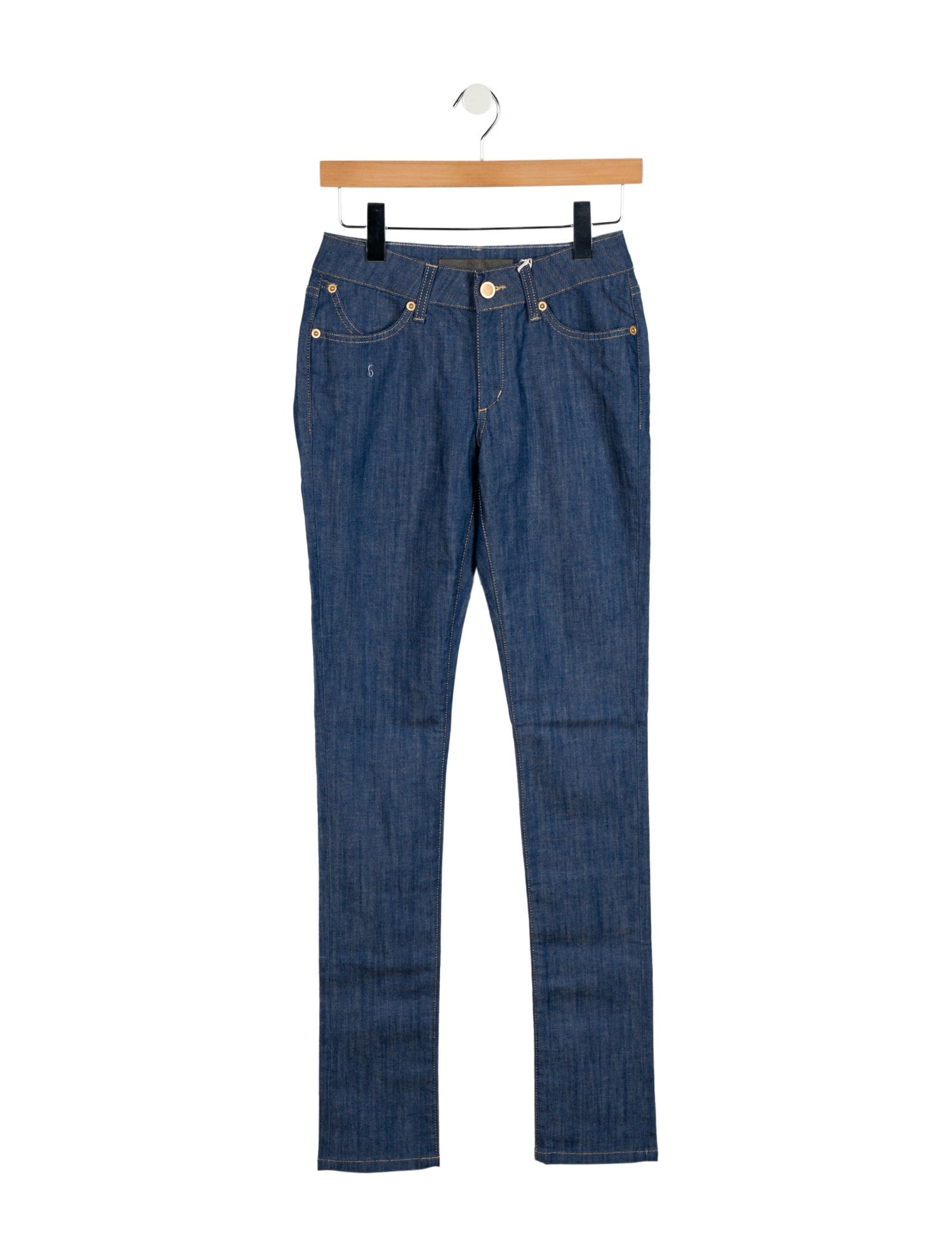 Superfine Mid-Rise Skinny Leg Jeans w/ Tags