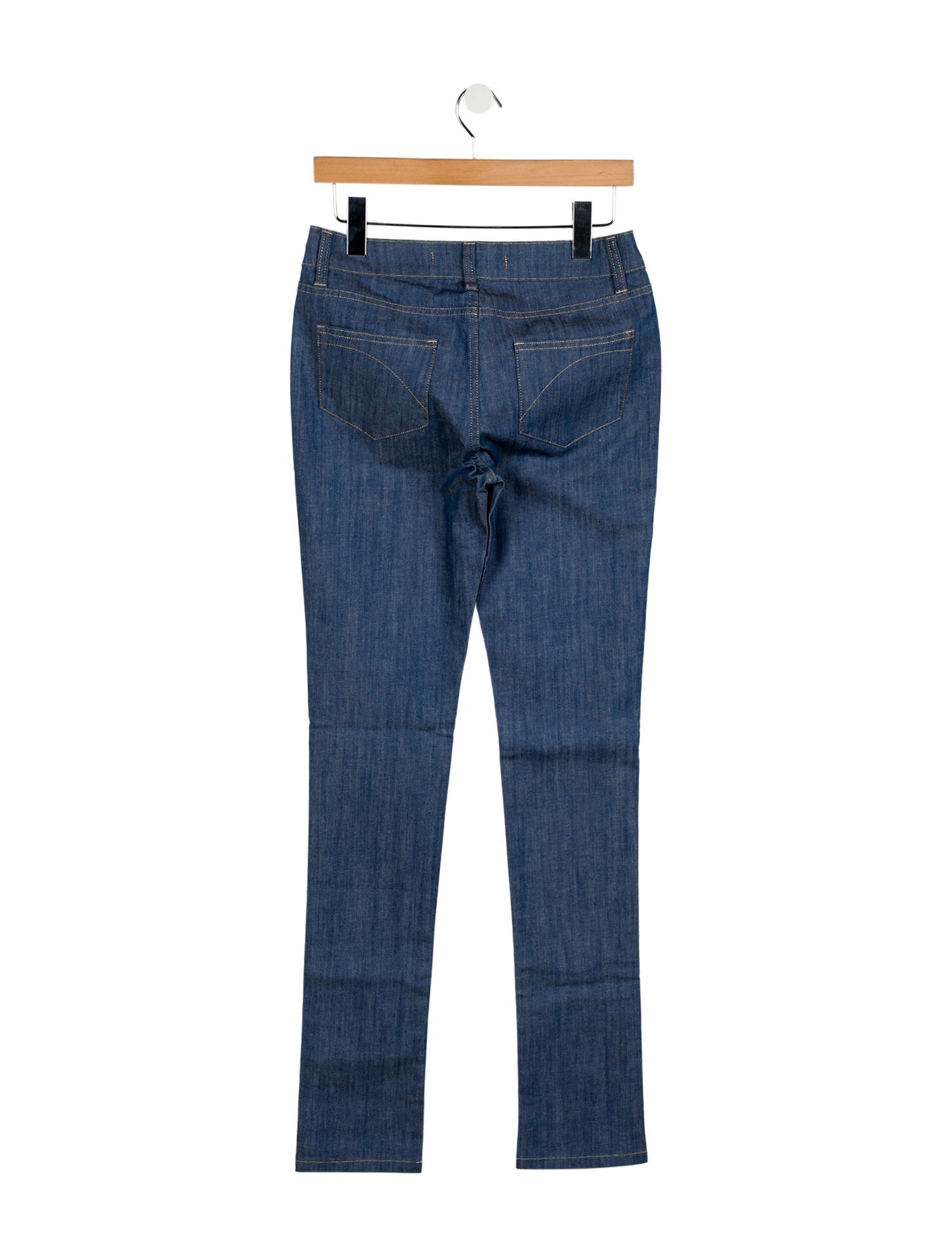 Superfine Mid-Rise Straight Leg Jeans w/ Tags