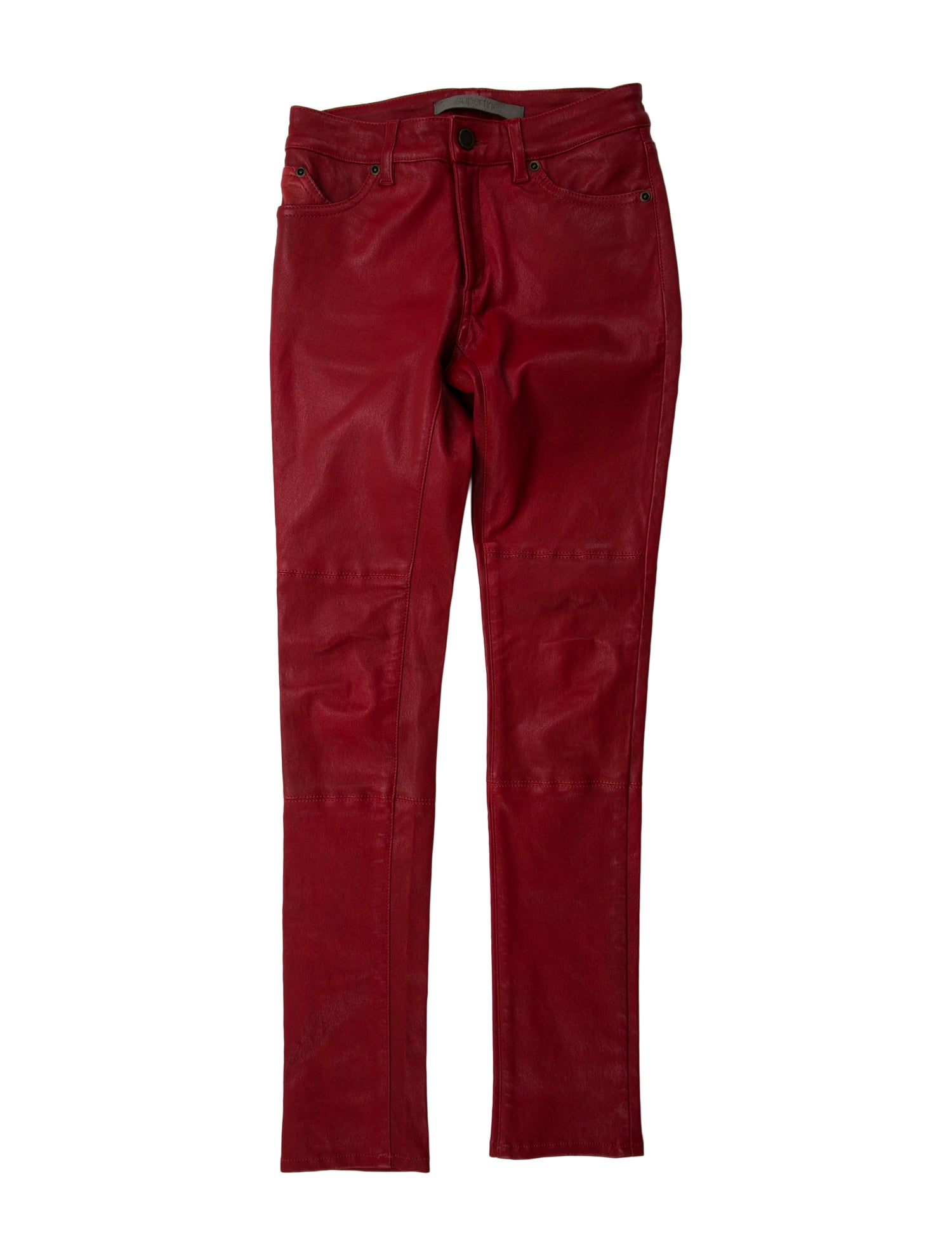 Superfine Leather Skinny Leg Pants