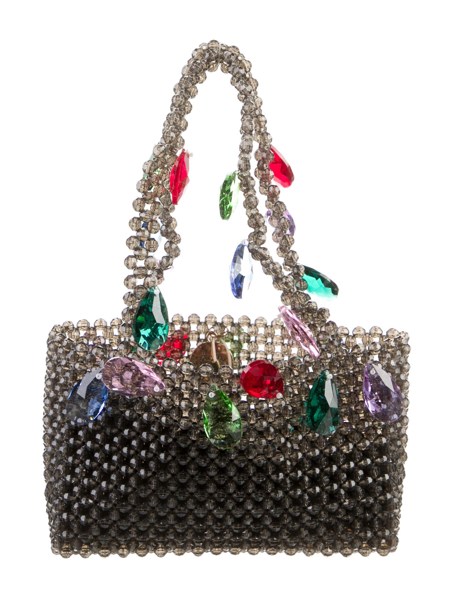 Susan Alexandra Acrylic Handle Bag Black Handle Bags, Handbags