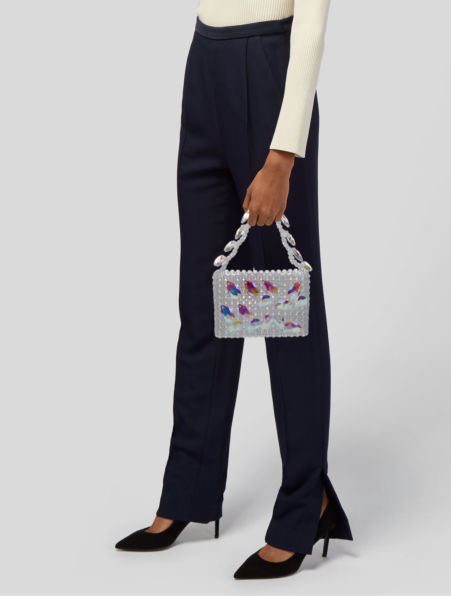 Susan Alexandra Crystal Top Handle Bag