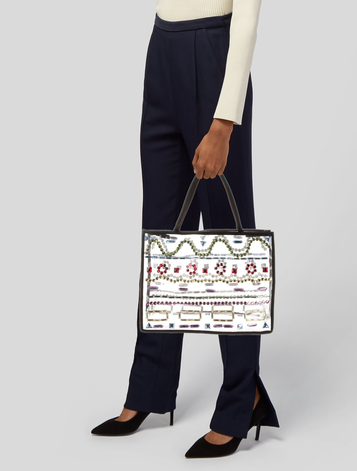 Susan Alexandra PVC Top Handle Bag