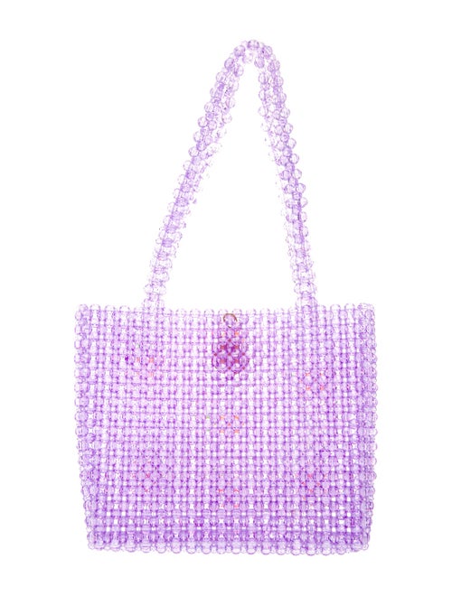 Susan Alexandra Acrylic Top Handle Bag