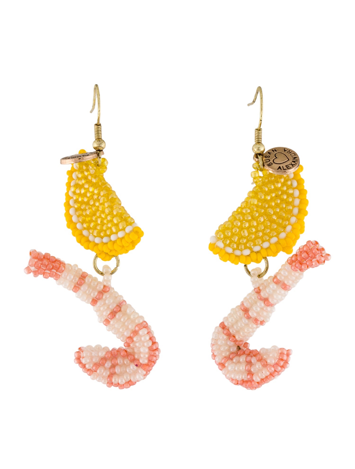 Susan Alexandra Bead 'Shrimp Cocktail' Drop Earrings