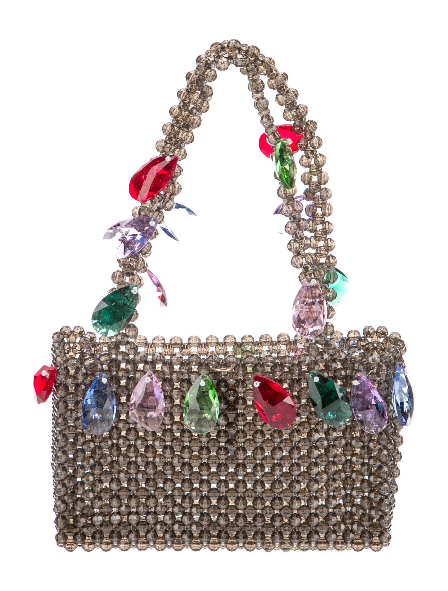 Susan Alexandra Acrylic Top Handle Bag