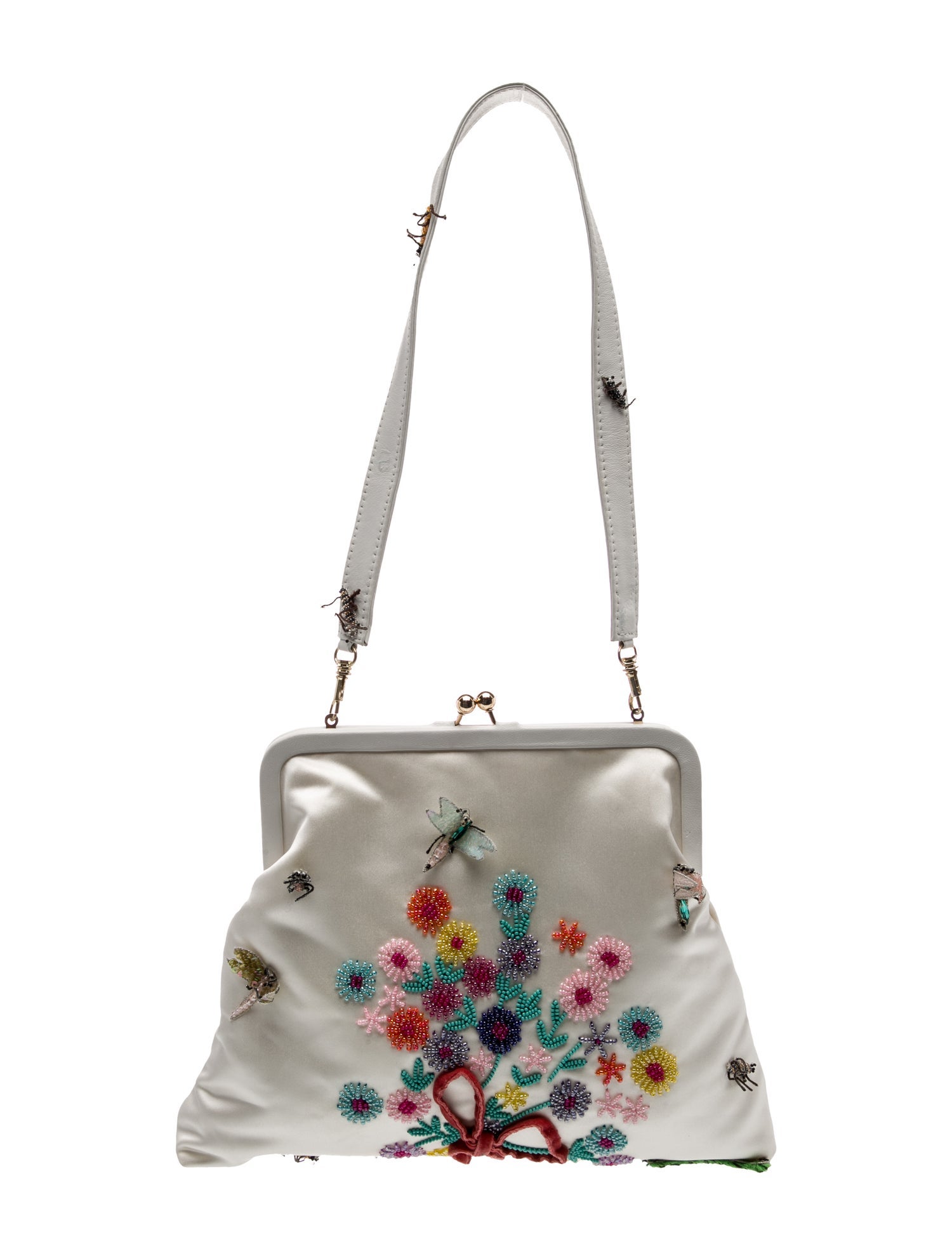 Susan Alexandra Satin Shoulder Bag