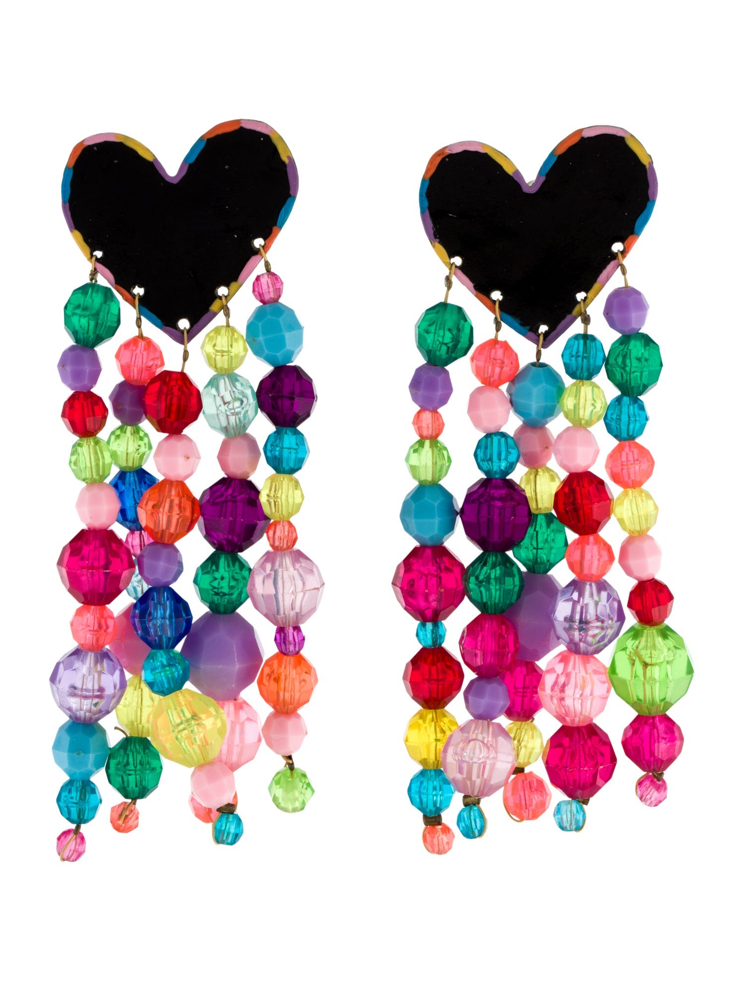 Susan Alexandra Enamel & Beads Sam Jones Drop Earrings