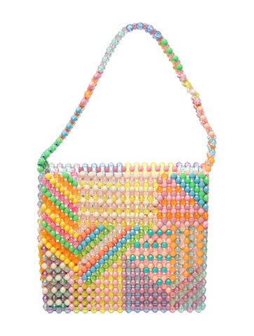 Pre-owned Susan Alexandra Top Handle Bag In Multi