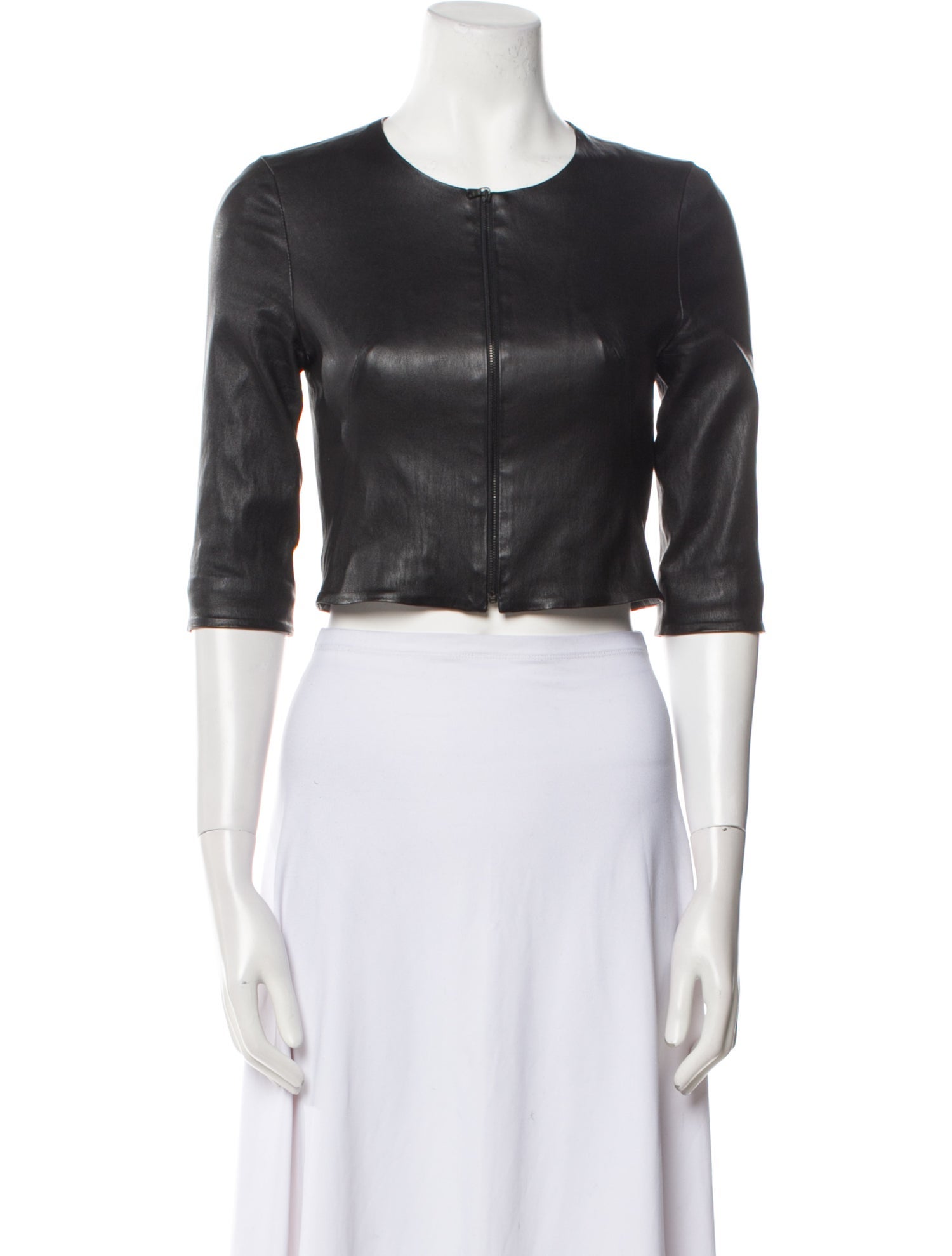 Susan Bender Leather Bolero