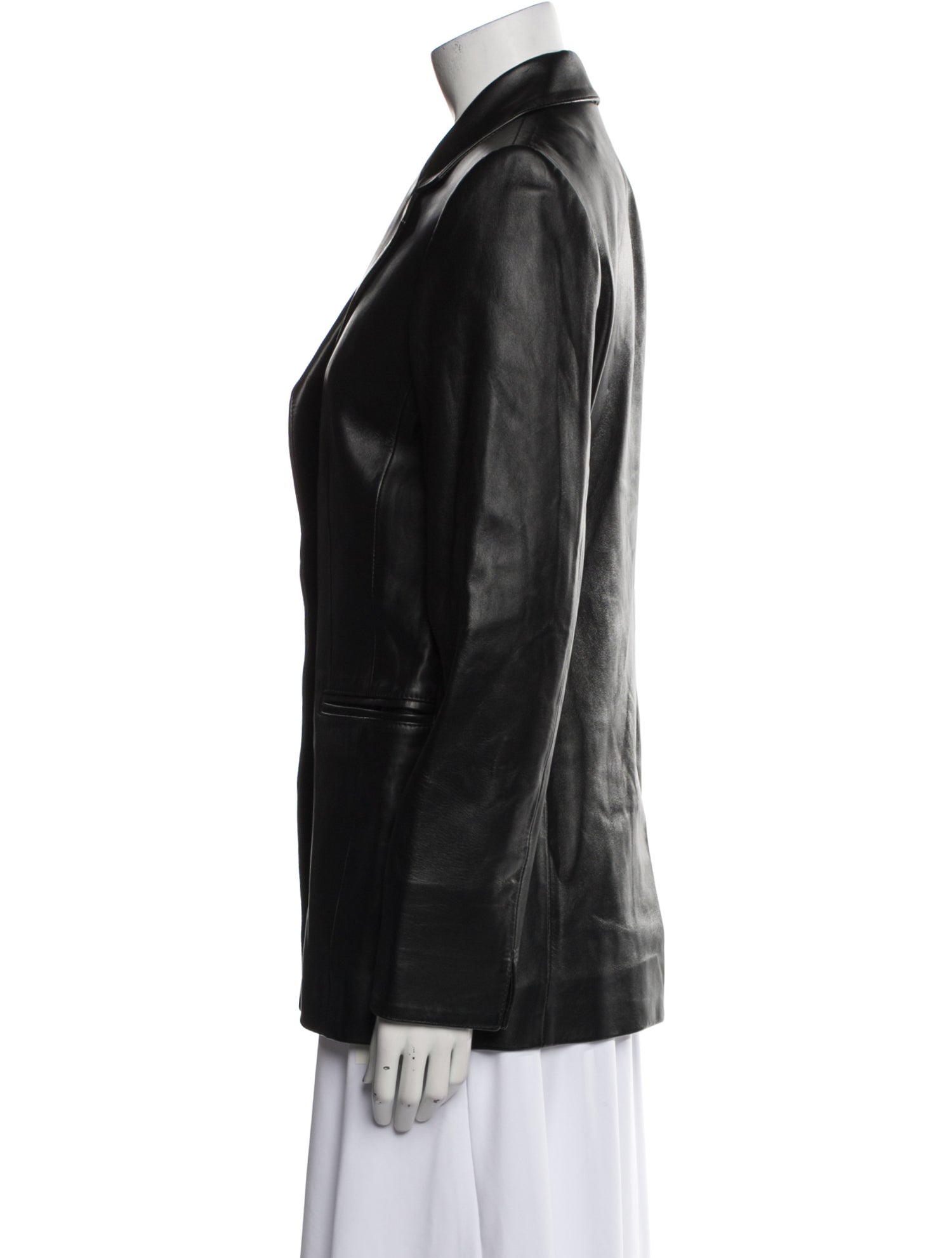 Susan Bender Leather Blazer