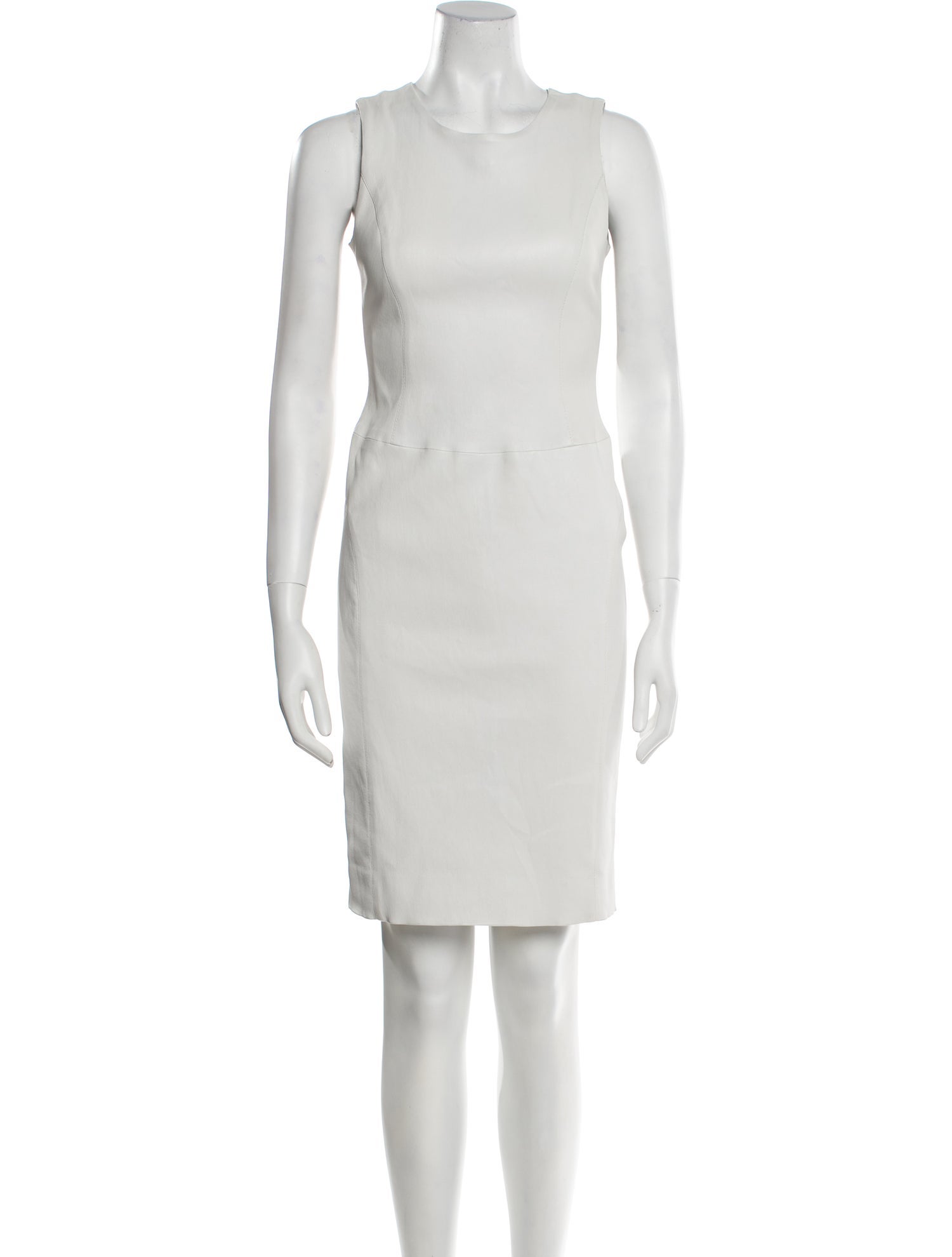 Susan Bender Leather Mini Dress