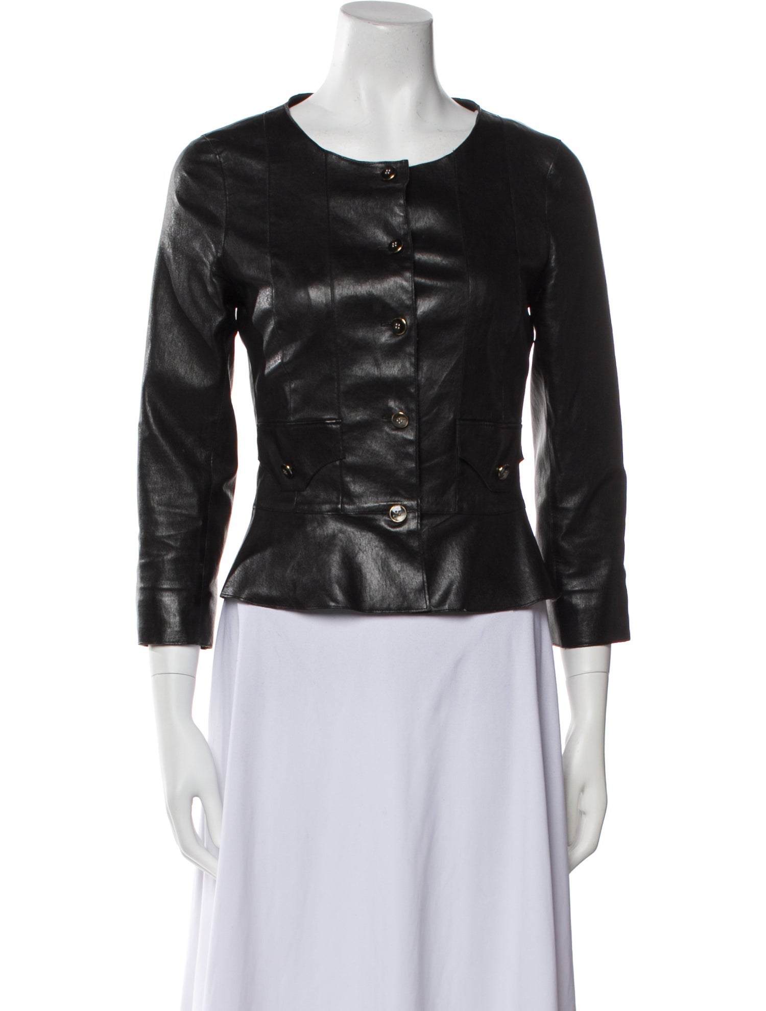 Susan Bender Leather Biker Jacket