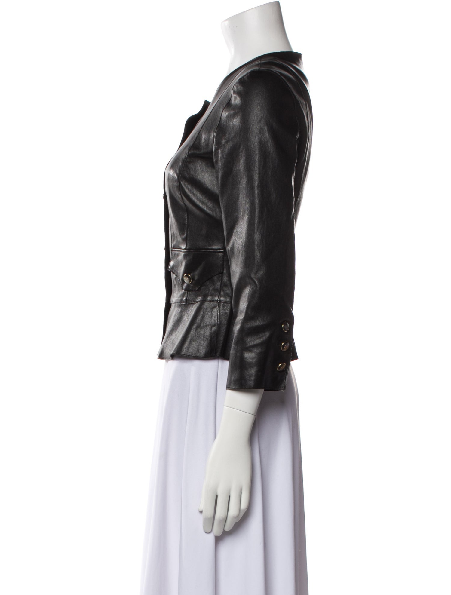 Susan Bender Leather Biker Jacket