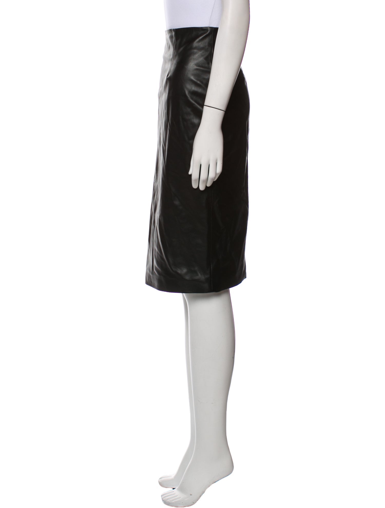 Susan Bender Ruffle Embellishment Knee-Length Skirt