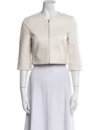 Susan Bender Leather Evening Jacket