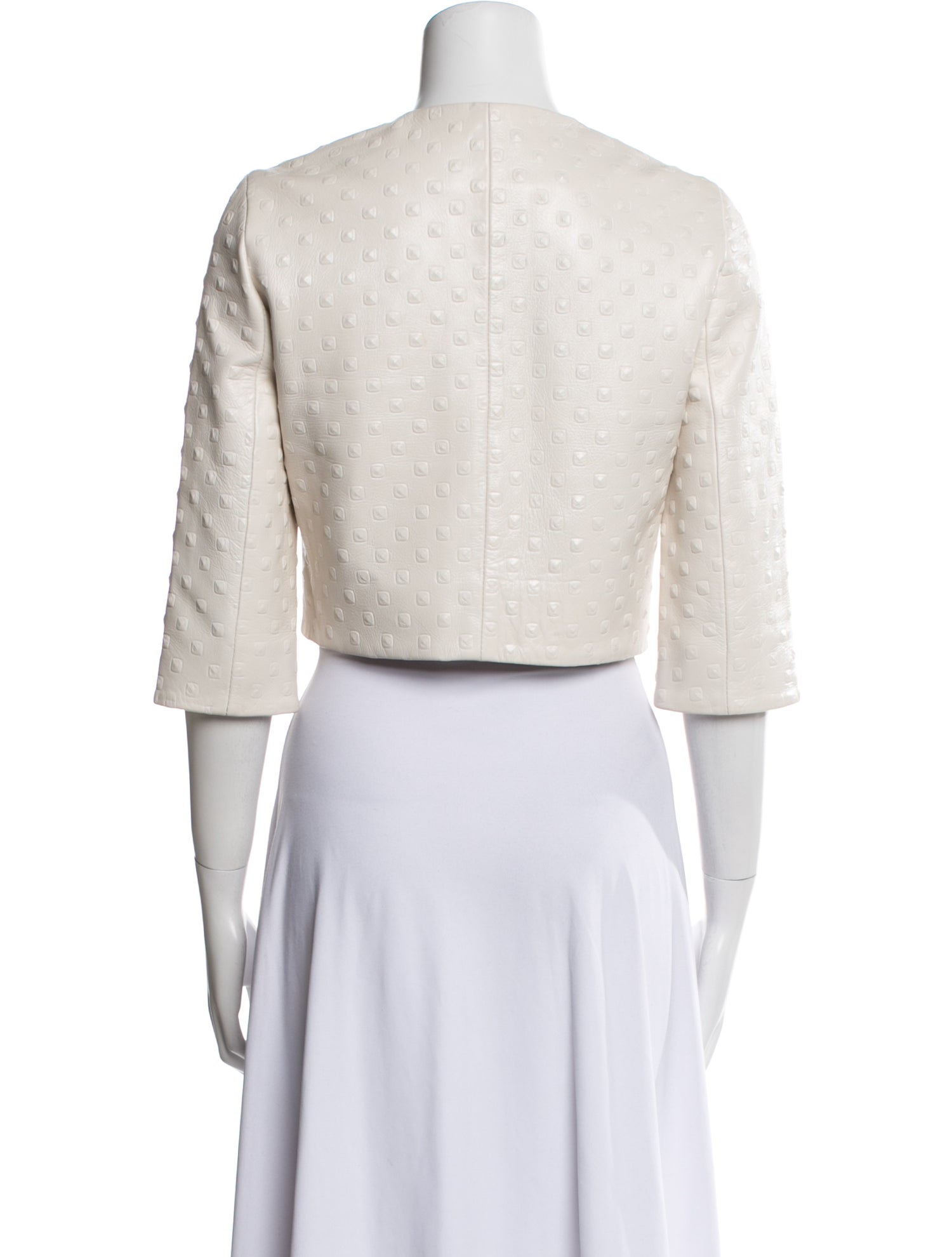 Susan Bender Leather Evening Jacket