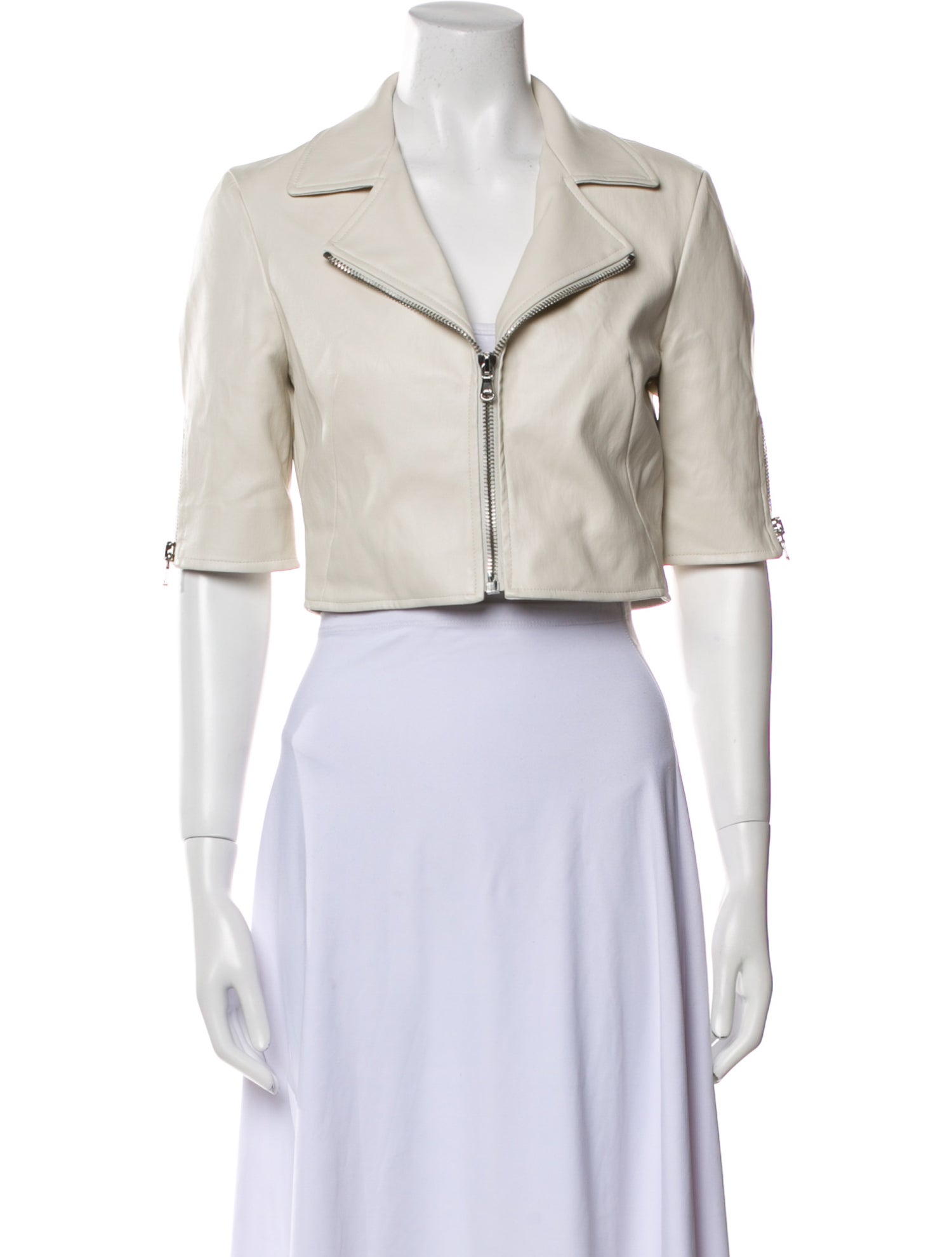 Susan Bender Leather Biker Jacket w/ Tags