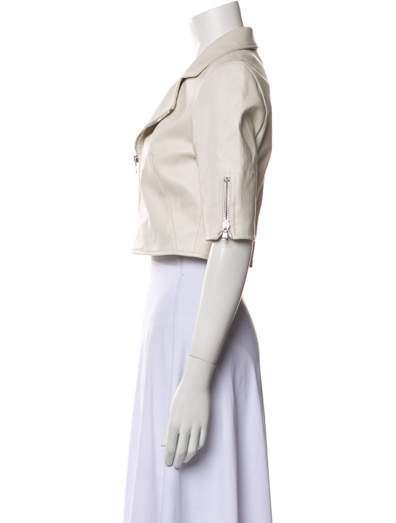 Susan Bender Leather Biker Jacket w/ Tags