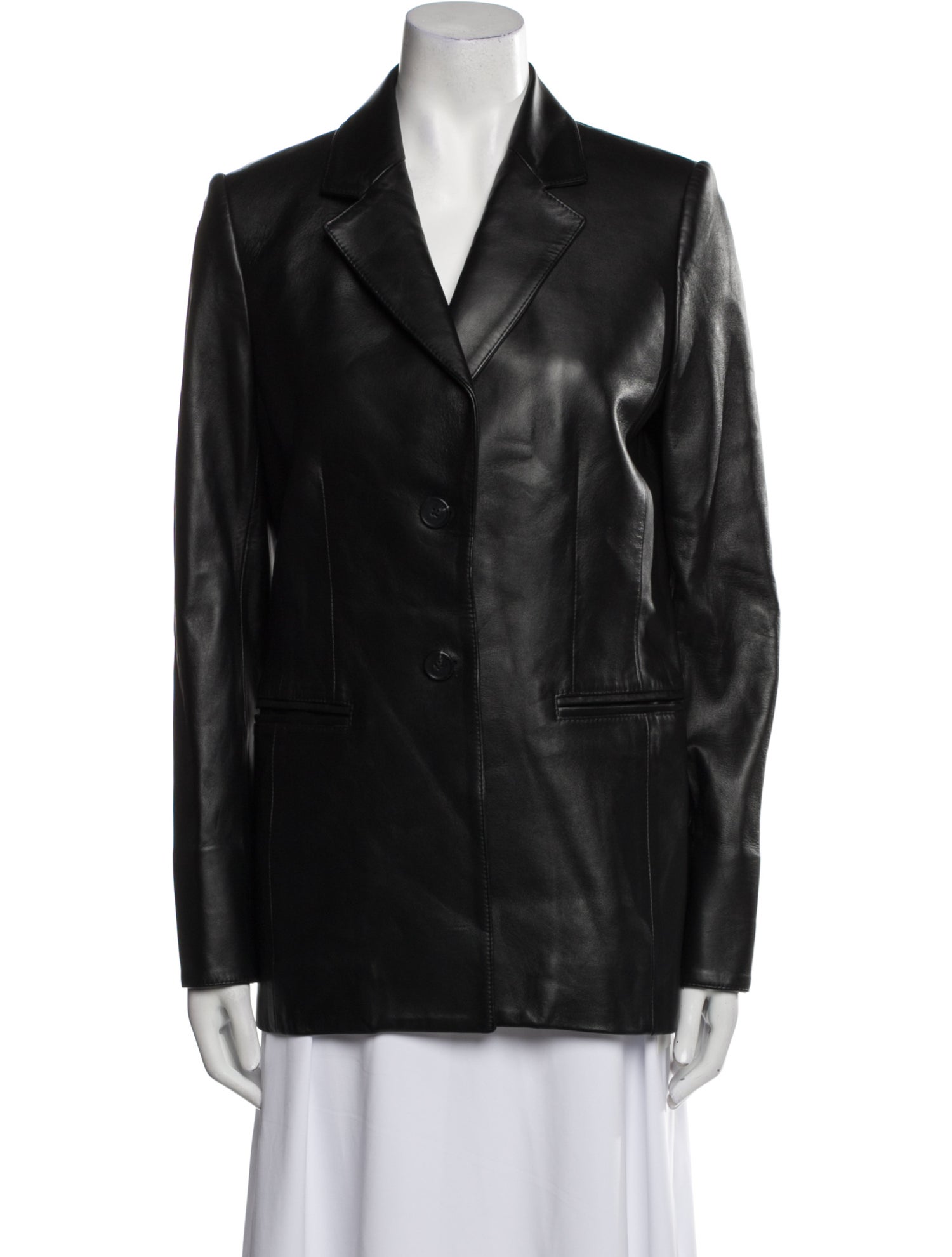 Susan Bender Leather Blazer