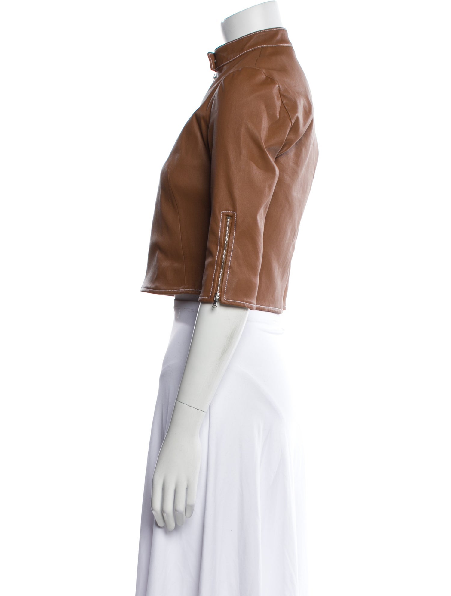 Susan Bender Leather Bolero