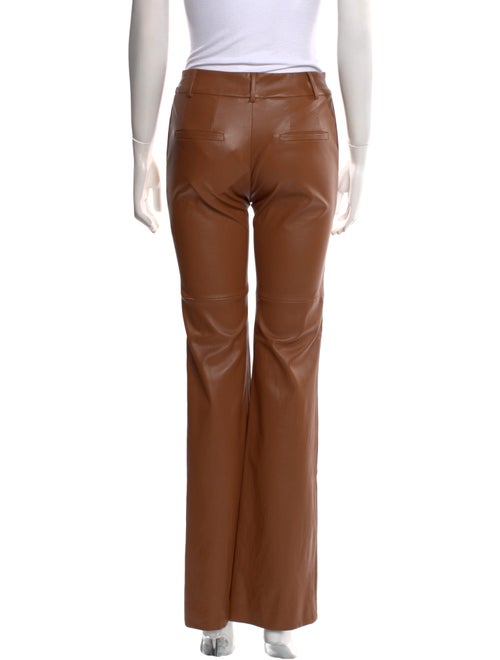 Susan Bender Leather Wide Leg Pants