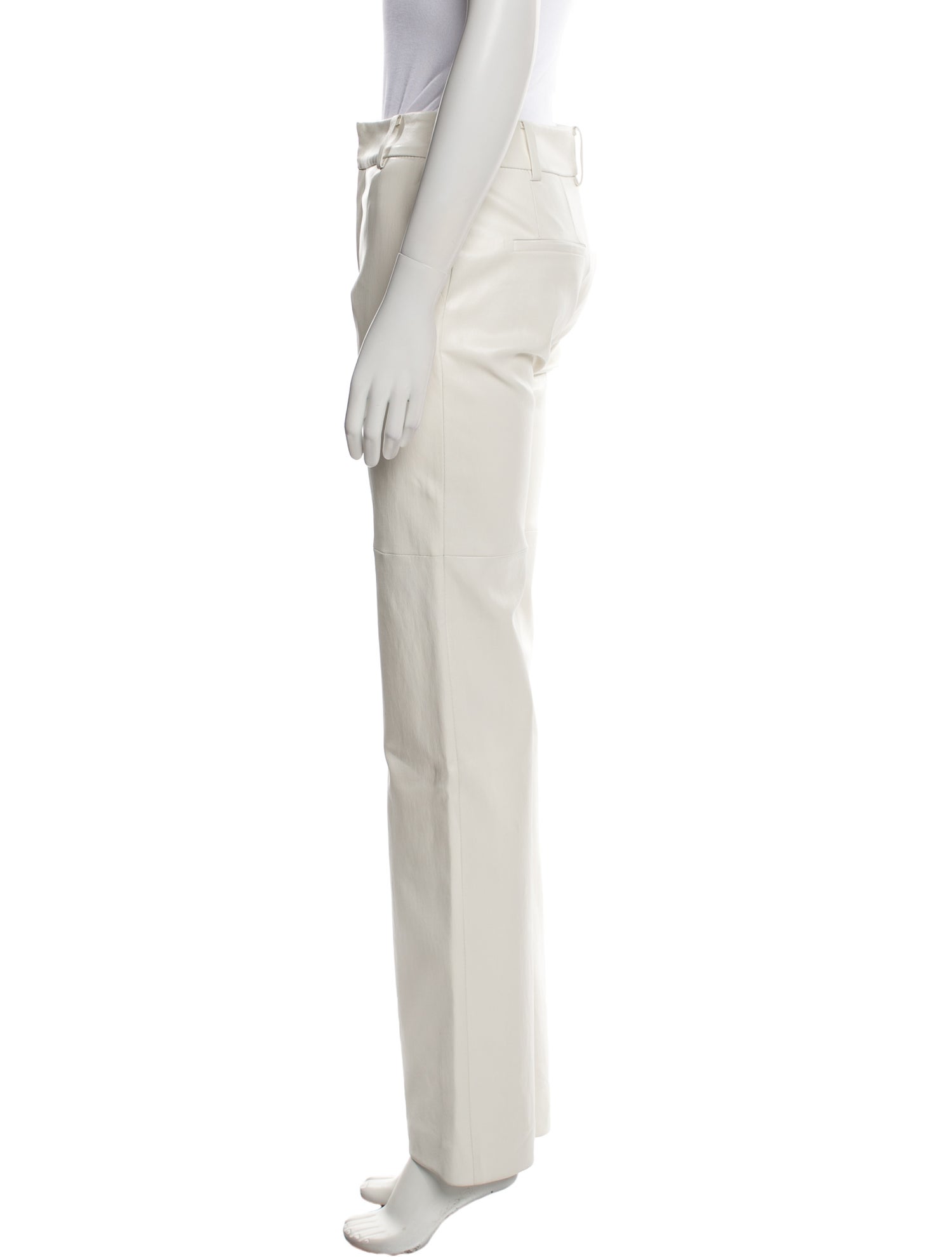 Susan Bender Leather Wide Leg Pants