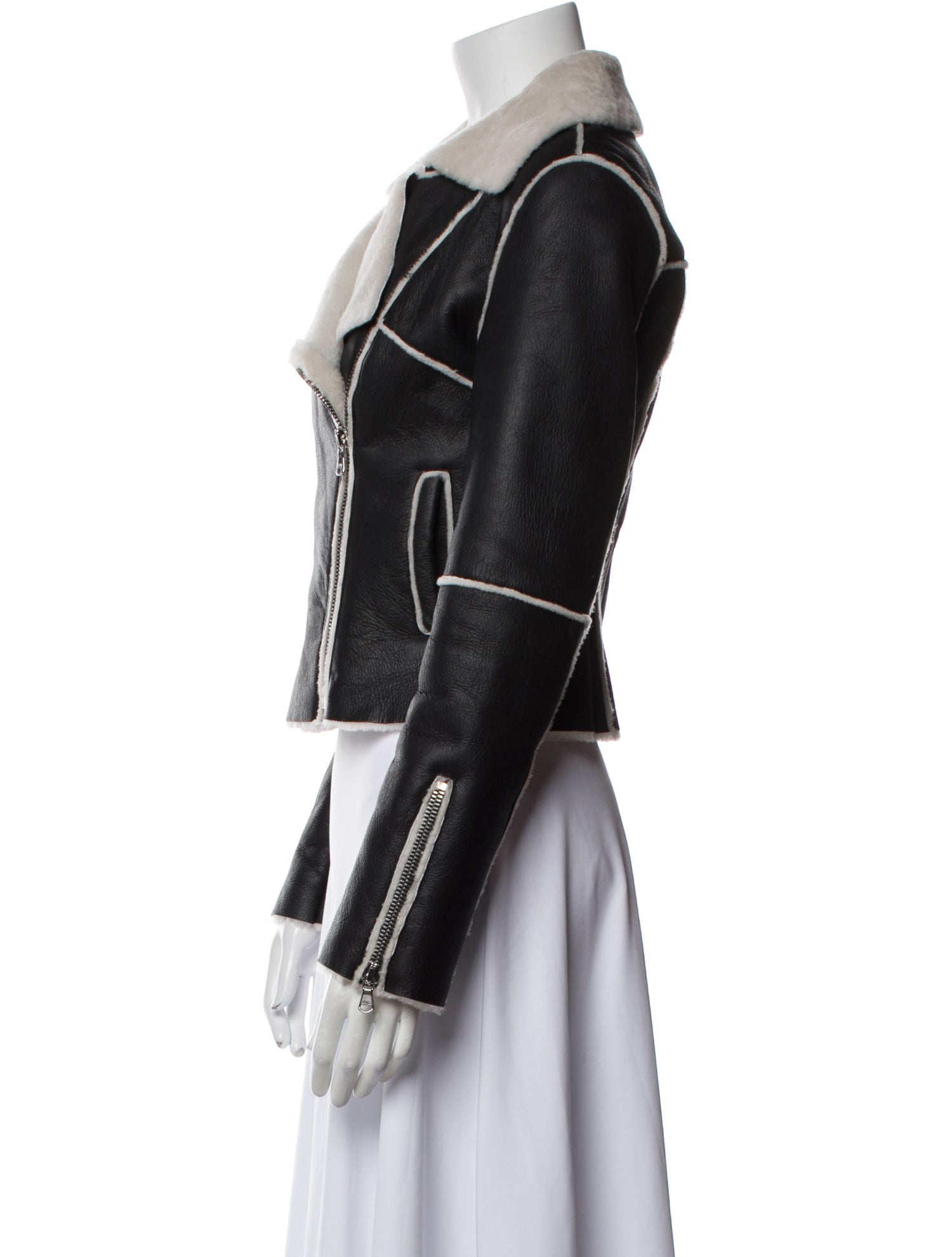 Susan Bender Shearling Faux Fur Jacket