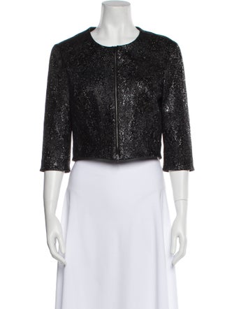 Susan Bender Leather Evening Jacket