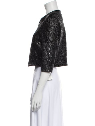 Susan Bender Leather Evening Jacket