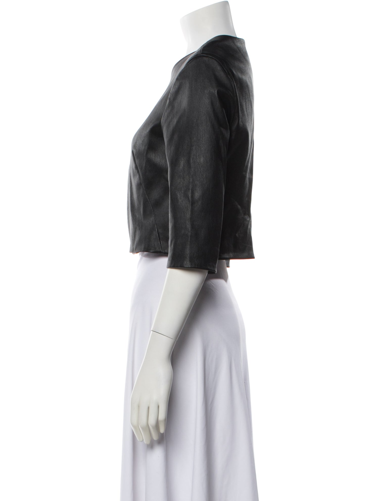 Susan Bender Leather Bolero
