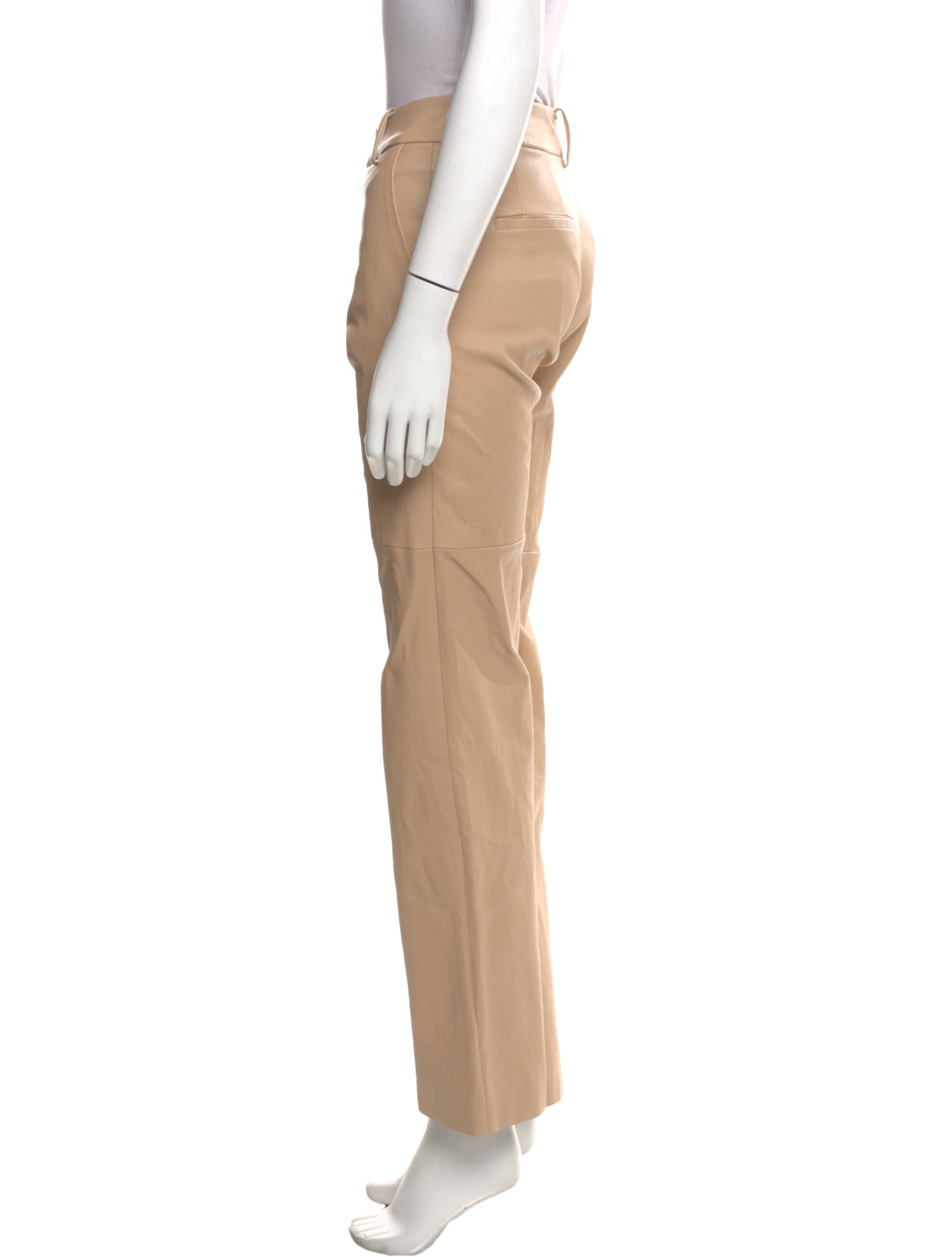 Susan Bender Leather Wide Leg Pants