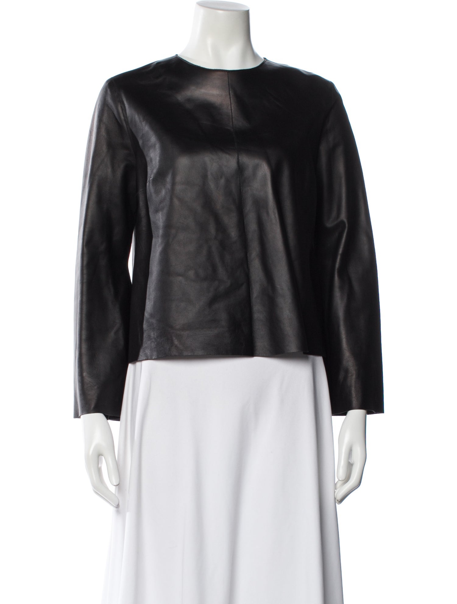 Susan Bender Leather Evening Jacket