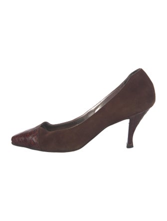 Susan Bennis/Warren Edwards Suede Pumps