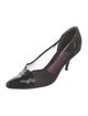 Susan Bennis/Warren Edwards Mesh Accents T-Strap Pumps