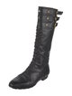 Susan Bennis/Warren Edwards Leather Combat Boots