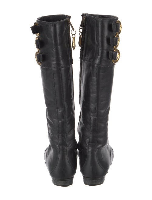 Susan Bennis/Warren Edwards Leather Combat Boots