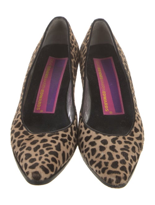 Susan Bennis/Warren Edwards Ponyhair Animal Print Pumps