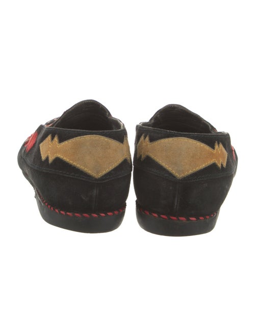 Susan Bennis/Warren Edwards Suede Printed Loafers