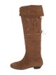 Susan Bennis/Warren Edwards Suede Riding Boots